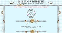 Desktop Screenshot of miriam.fampeeters.com