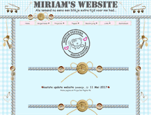 Tablet Screenshot of miriam.fampeeters.com